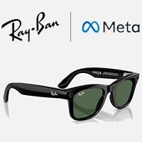 Ray-Ban Meta Wayfarer Gen 2 Shiny Black G15 Green